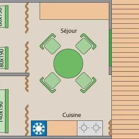 Campo de lujo 4 Etoiles - Piscine - Ccaaeah *
