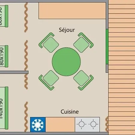 4 Etoiles - Piscine - Ccaaeah Parque de Campismo *